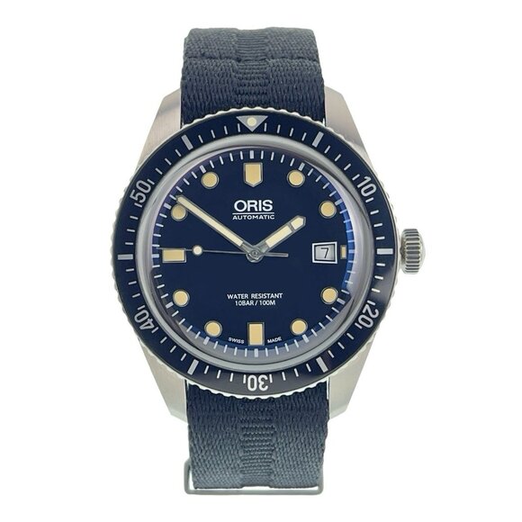 Oris Divers Sixty Five Stainless Steel Black Dial 42mm Automatic Mens Watch 7720 - Picture 1 of 9